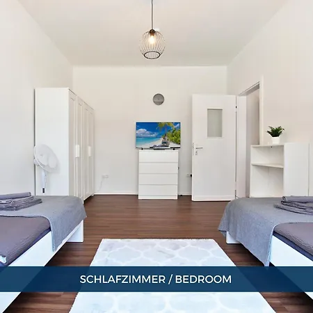 公寓 Rtr - Bis 10 Personen - Einzelzimmer - Voll Ausgestattet - Garten - Smart Tv - Wifi *