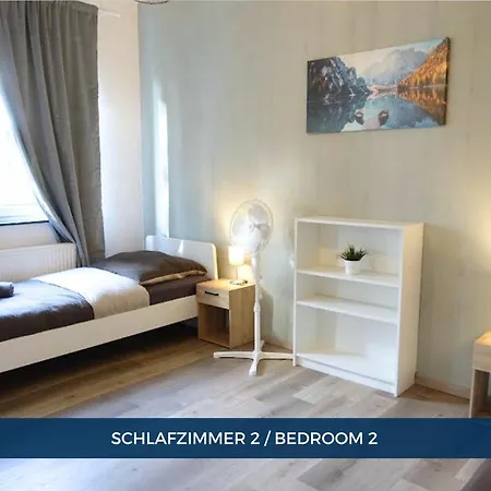 Lejlighed Rtr - Bis 10 Personen - Einzelzimmer - Voll Ausgestattet - Garten - Smart Tv - Wifi *