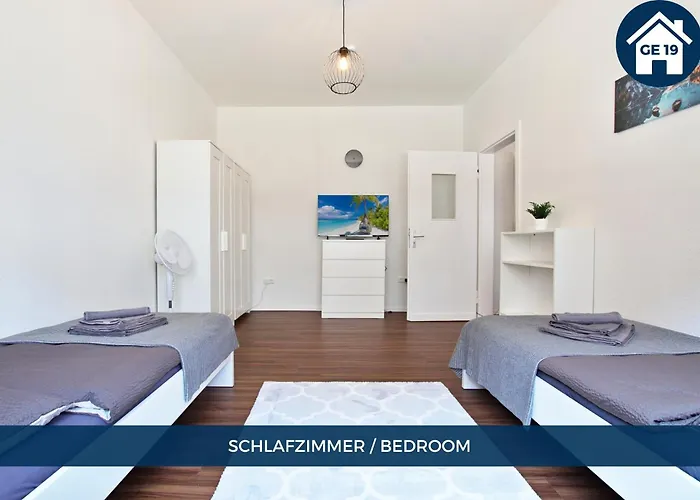 Appartement Rtr - Bis 10 Personen - Einzelzimmer - Voll Ausgestattet - Garten - Smart Tv - Wifi *