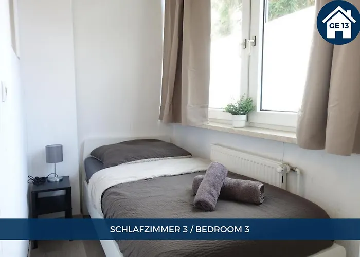 Rtr - Bis 10 Personen - Einzelzimmer - Voll Ausgestattet - Garten - Smart Tv - Wifi 盖尔森基兴