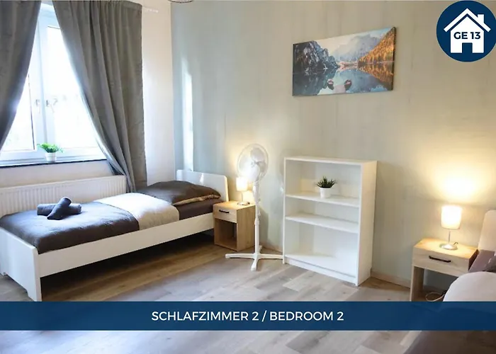 公寓 Rtr - Bis 10 Personen - Einzelzimmer - Voll Ausgestattet - Garten - Smart Tv - Wifi *