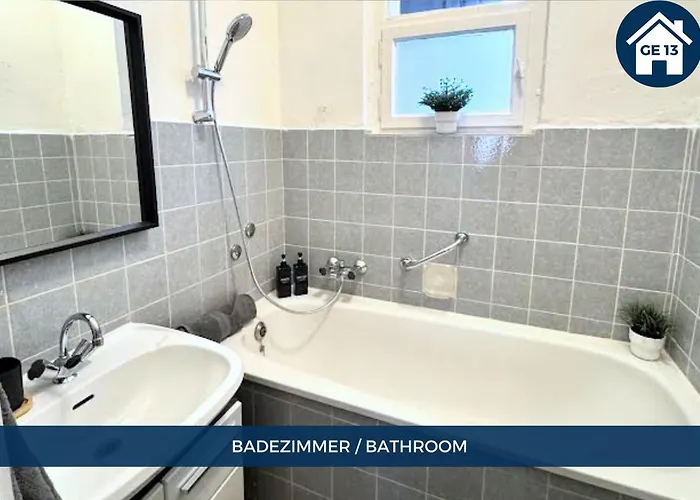 Appartement Rtr - Bis 10 Personen - Einzelzimmer - Voll Ausgestattet - Garten - Smart Tv - Wifi Gelsenkirchen